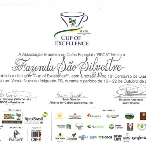 We are Cup Of Excellence Winners - 2017