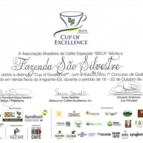 We are Cup Of Excellence Winners - 2017