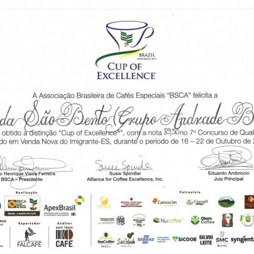 We are Cup Of Excellence Winners - 2017